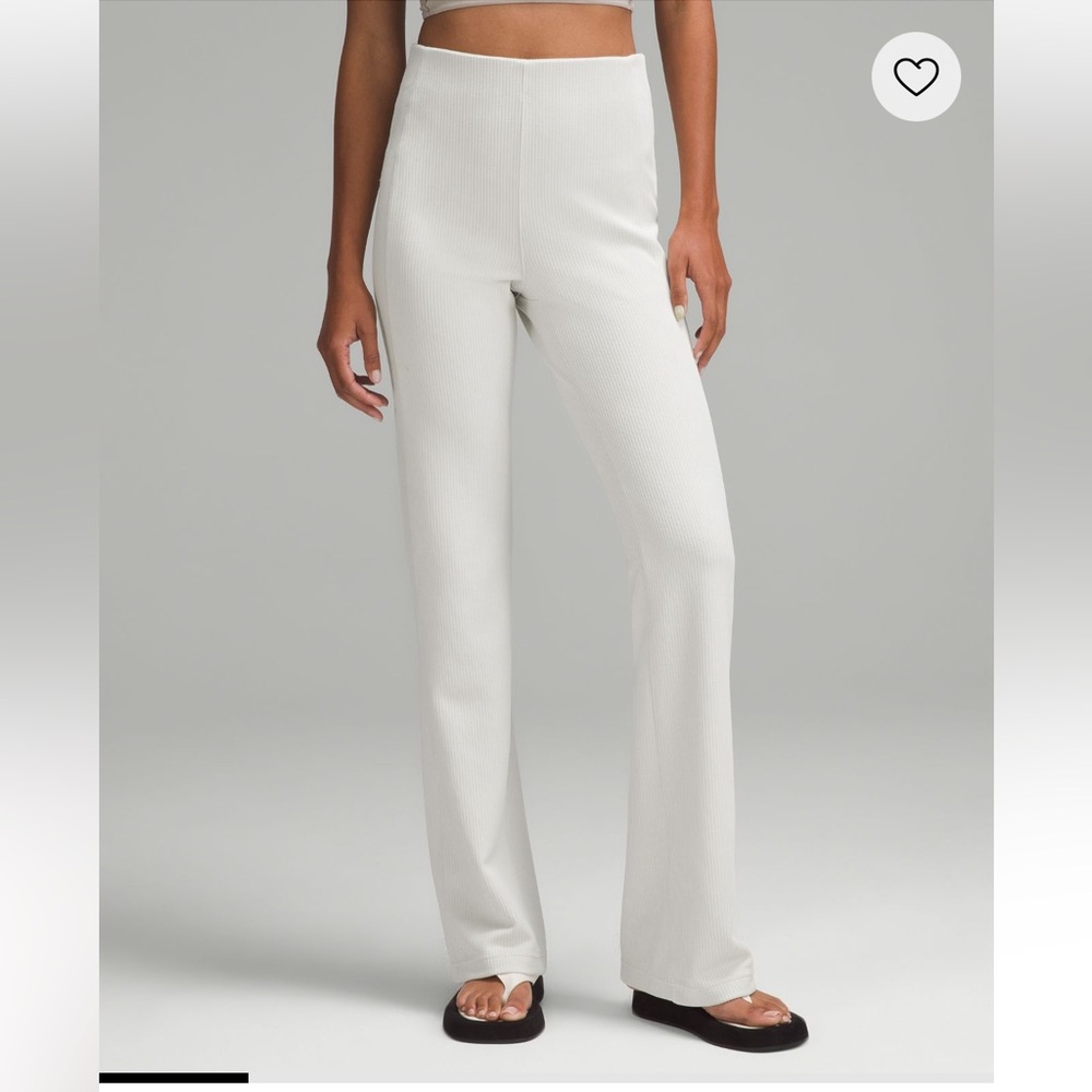 lululemon athletica White Boot Cut Pants